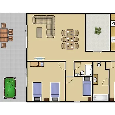 Playa Blanca Sleeps 5 With Pool Air Con And Wifi * Playa Blanca (Lanzarote)
